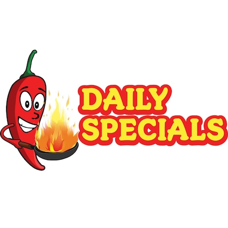 Signmission DAILY SPECIALS Concession Decal sign cart trailer stand sticker equipment, D-DC-16-Daily Specials D-DC-16-Daily Specials